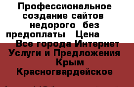 Профессиональное создание сайтов, недорого, без предоплаты › Цена ­ 5 000 - Все города Интернет » Услуги и Предложения   . Крым,Красногвардейское